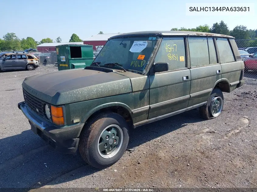 1993 Land Rover Range Rover Long Wheelbase VIN: SALHC1344PA633631 Lot: 45478451