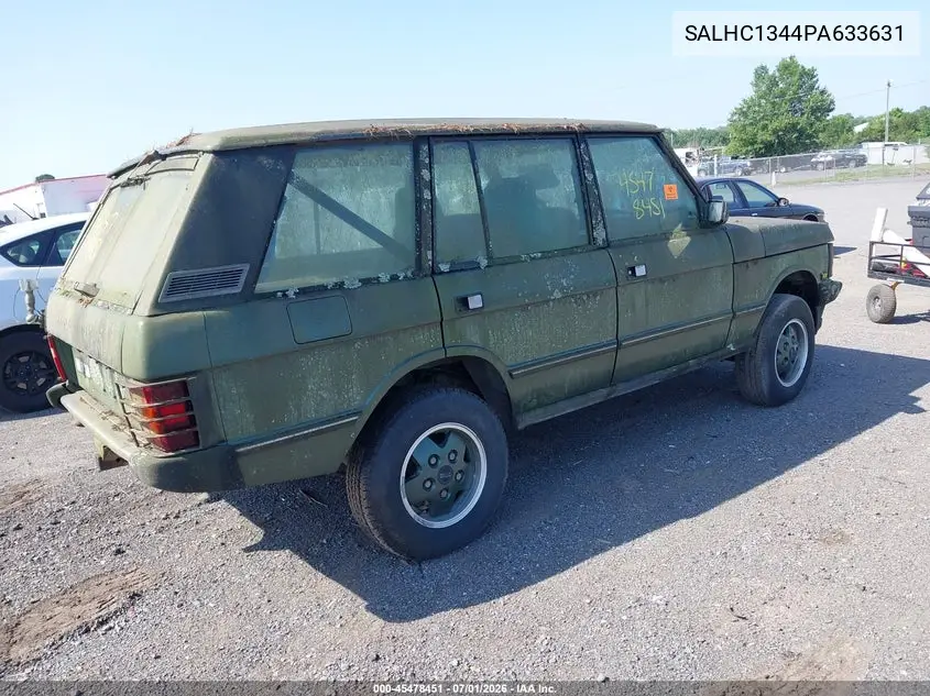 1993 Land Rover Range Rover Long Wheelbase VIN: SALHC1344PA633631 Lot: 45478451