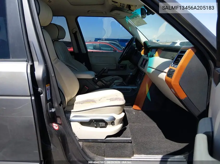 2006 Land Rover Range Rover Supercharged VIN: SALMF13456A205183 Lot: 45407897