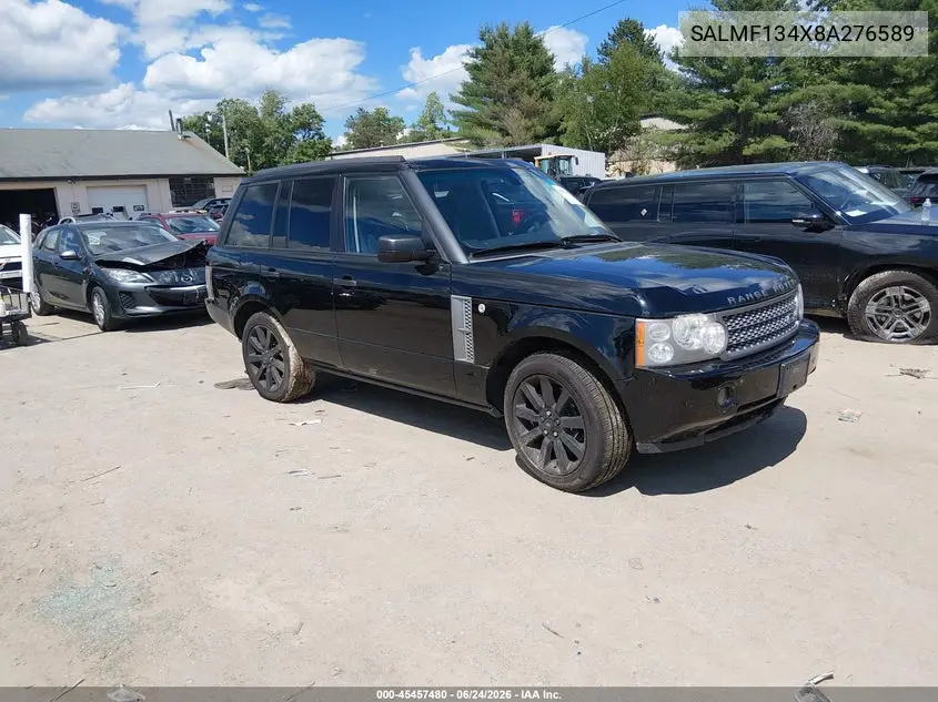 2008 Land Rover Range Rover Supercharged VIN: SALMF134X8A276589 Lot: 45457480
