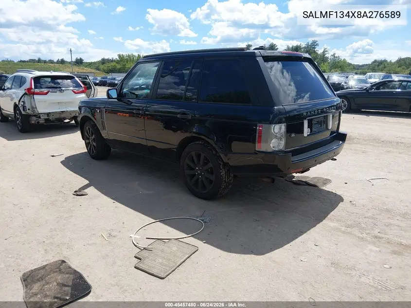 2008 Land Rover Range Rover Supercharged VIN: SALMF134X8A276589 Lot: 45457480