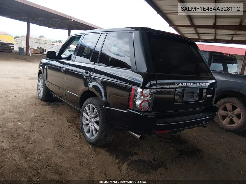2010 Land Rover Range Rover Supercharged VIN: SALMF1E48AA328112 Lot: 45375764