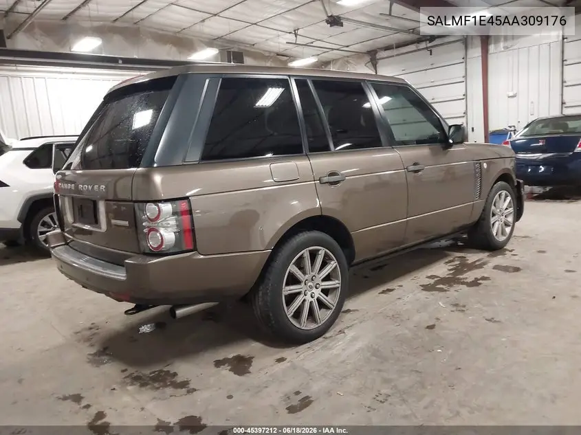 2010 Land Rover Range Rover Supercharged VIN: SALMF1E45AA309176 Lot: 45397212