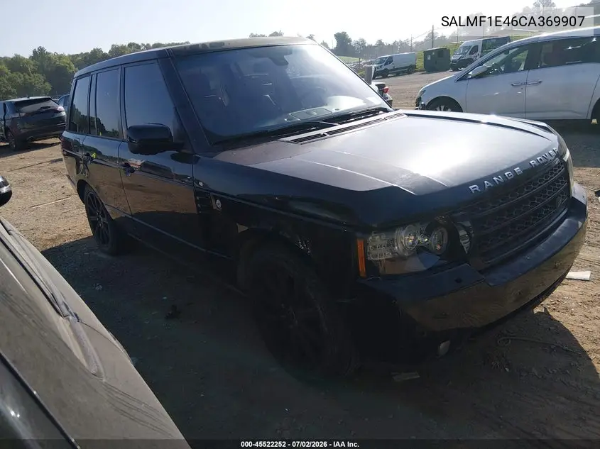2012 Land Rover Range Rover Supercharged VIN: SALMF1E46CA369907 Lot: 45522252
