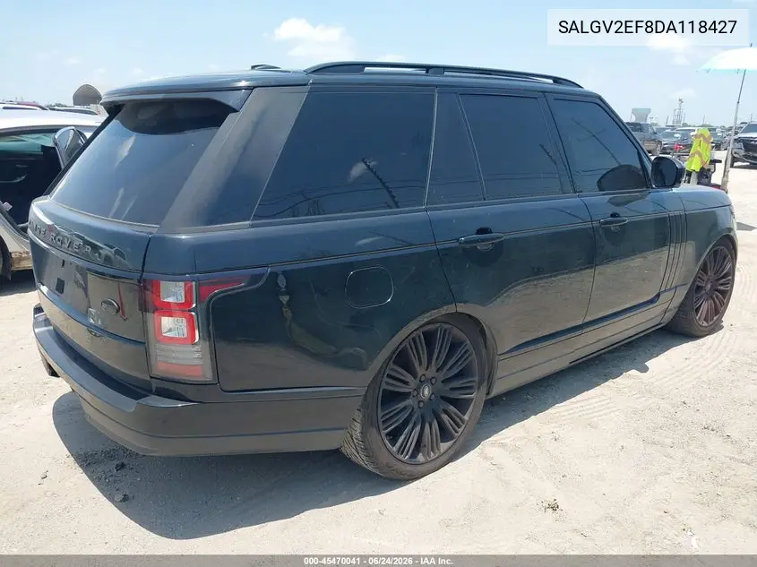 2013 Land Rover Range Rover Supercharged Plus Autobiography Pkg VIN: SALGV2EF8DA118427 Lot: 45470041
