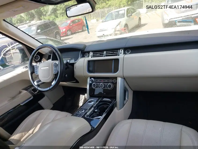 2014 Land Rover Range Rover 5.0L V8 Supercharged/5.0L V8 Supercharged Ebony Edition VIN: SALGS2TF4EA174944 Lot: 45341408