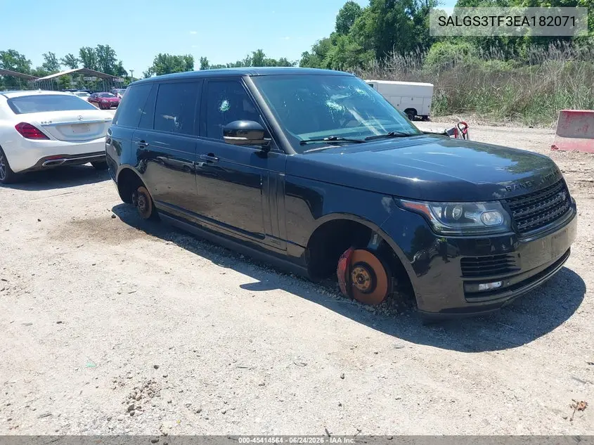 2014 Land Rover Range Rover 5.0L V8 Supercharged VIN: SALGS3TF3EA182071 Lot: 45414564