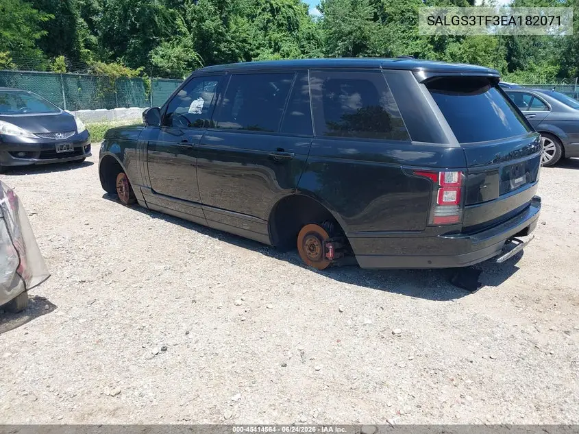 2014 Land Rover Range Rover 5.0L V8 Supercharged VIN: SALGS3TF3EA182071 Lot: 45414564