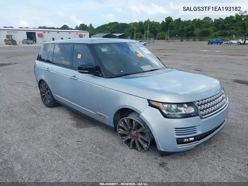 2014 Land Rover Range Rover 5.0L V8 Supercharged VIN: SALGS3TF1EA193182 Lot: 45488671