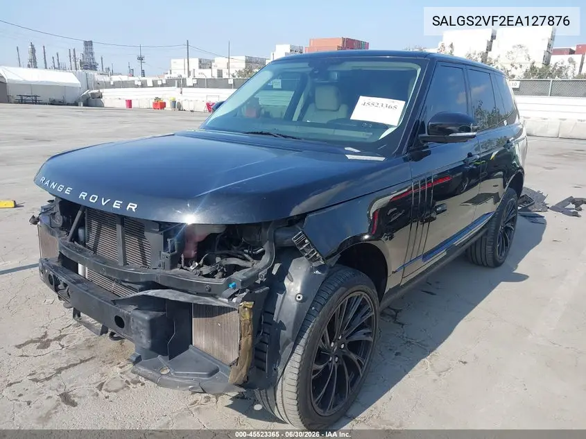 2014 Land Rover Range Rover 3.0L V6 Supercharged Hse VIN: SALGS2VF2EA127876 Lot: 45523365