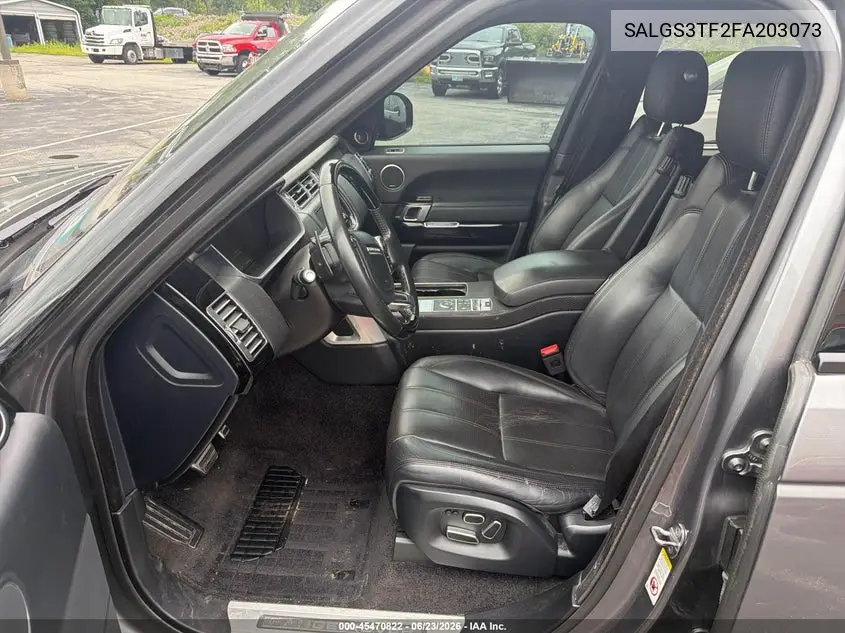 2015 Land Rover Range Rover 5.0L V8 Supercharged VIN: SALGS3TF2FA203073 Lot: 45470822