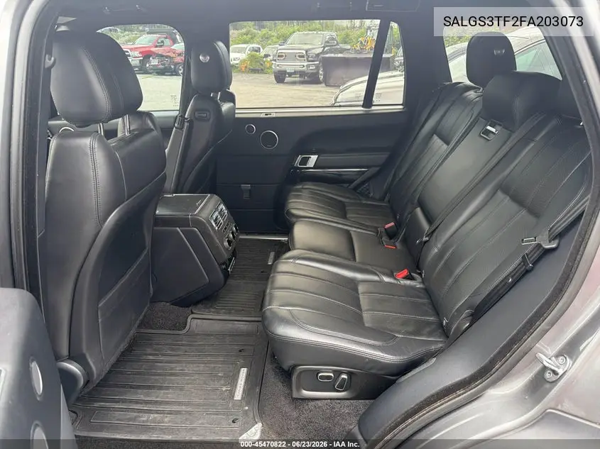 2015 Land Rover Range Rover 5.0L V8 Supercharged VIN: SALGS3TF2FA203073 Lot: 45470822