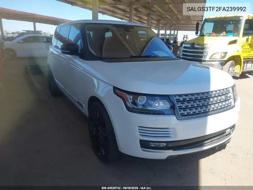 2015 Land Rover Range Rover 5.0L V8 Supercharged VIN: SALGS3TF2FA239992 Lot: 45529742