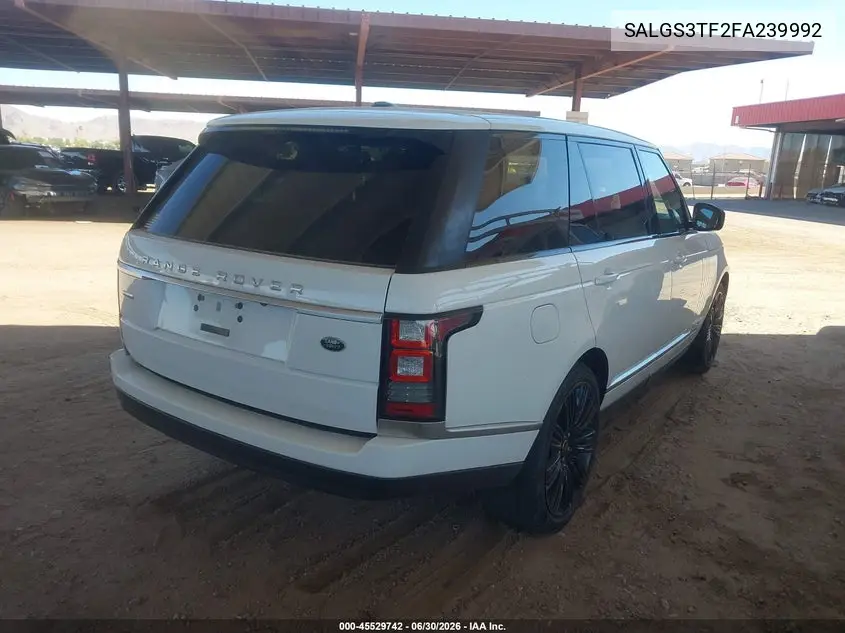 2015 Land Rover Range Rover 5.0L V8 Supercharged VIN: SALGS3TF2FA239992 Lot: 45529742