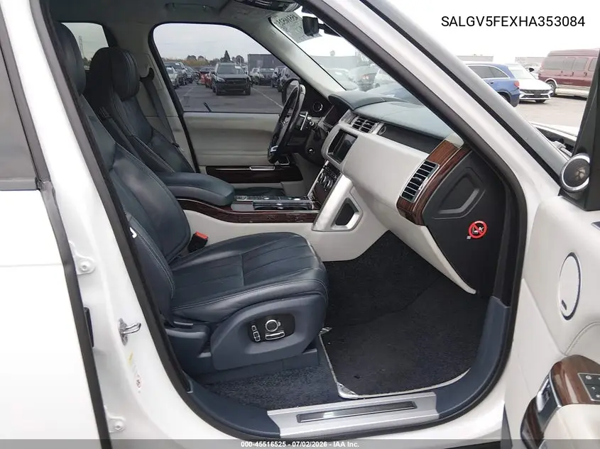2017 Land Rover Range Rover 5.0L V8 Supercharged Autobiography VIN: SALGV5FEXHA353084 Lot: 45516525