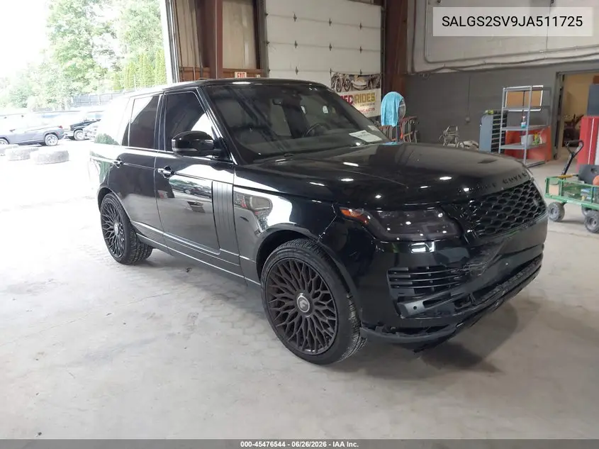 2018 Land Rover Range Rover 3.0L V6 Supercharged Hse VIN: SALGS2SV9JA511725 Lot: 45476544