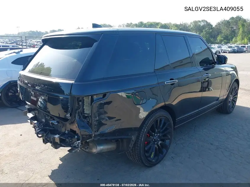2020 Land Rover Range Rover Autobiography VIN: SALGV2SE3LA409055 Lot: 45478138