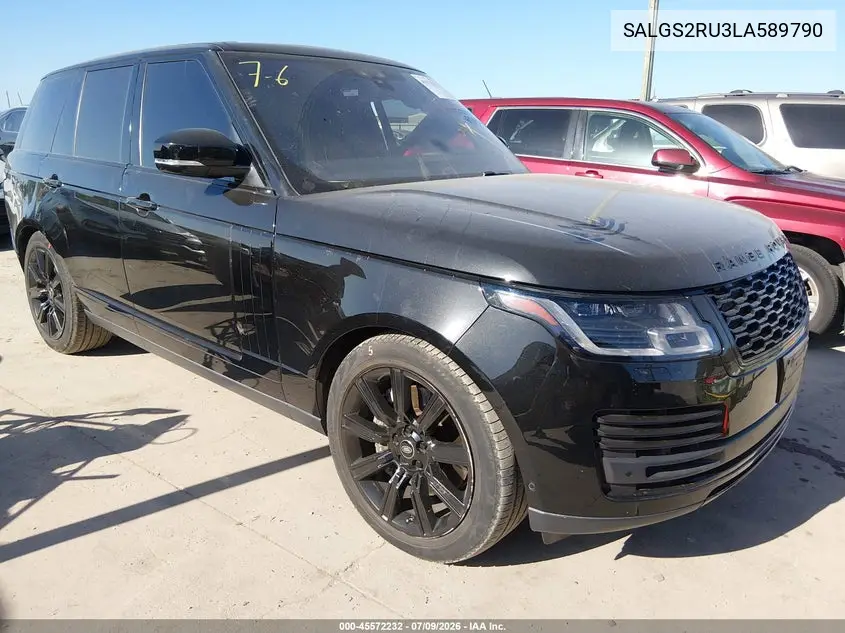 2020 Land Rover Range Rover Hse VIN: SALGS2RU3LA589790 Lot: 45572232