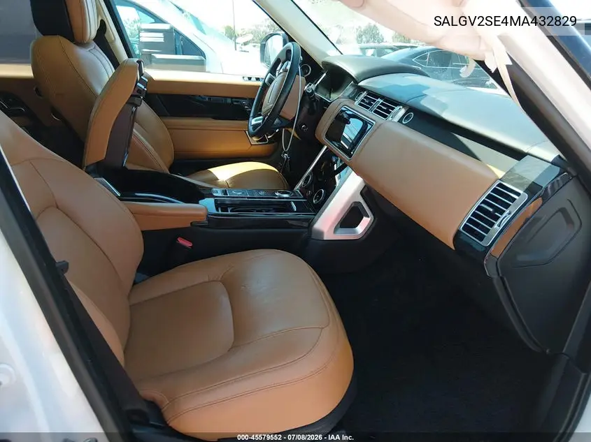 2021 Land Rover Range Rover Autobiography VIN: SALGV2SE4MA432829 Lot: 45579552