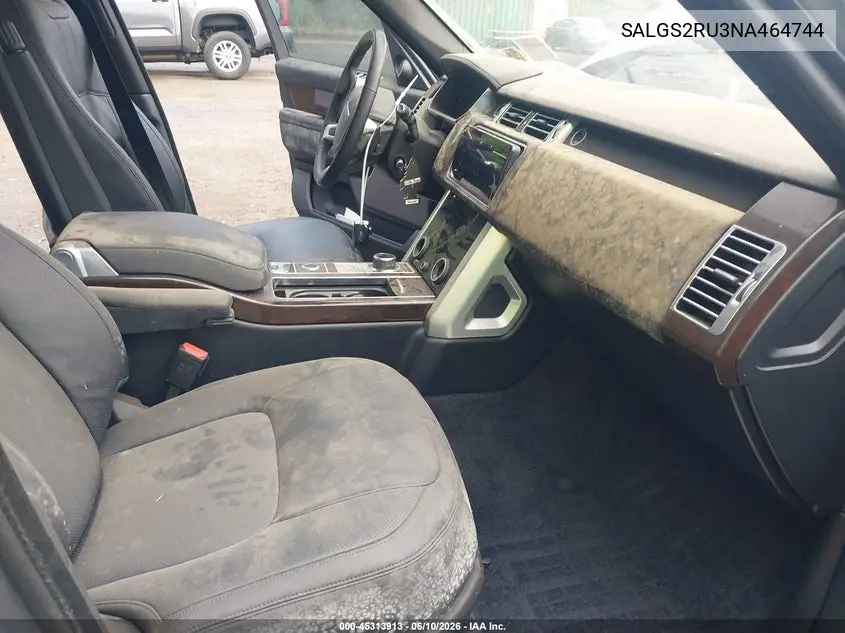 2022 Land Rover Range Rover Westminster VIN: SALGS2RU3NA464744 Lot: 45313913