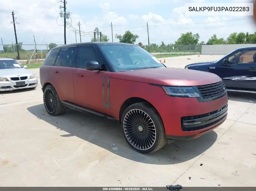 SALKP9FU3PA022283 2023 Land Rover Range Rover P400 Se