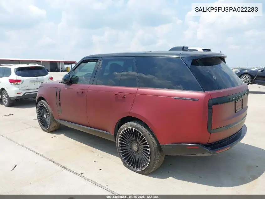 SALKP9FU3PA022283 2023 Land Rover Range Rover P400 Se