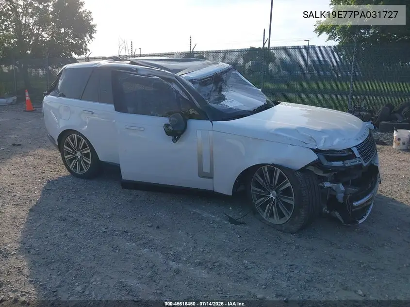 2023 Land Rover Range Rover Autobiography VIN: SALK19E77PA031727 Lot: 45616450