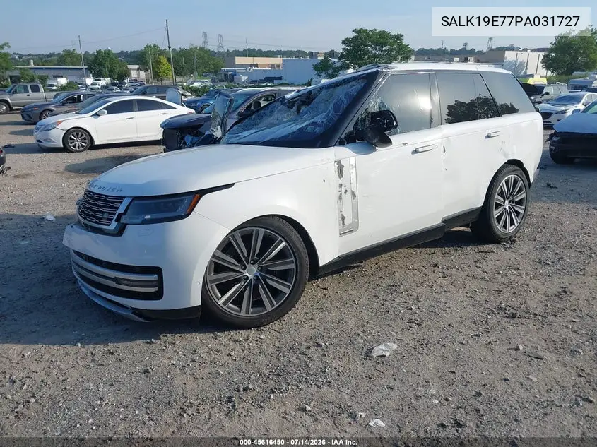 2023 Land Rover Range Rover Autobiography VIN: SALK19E77PA031727 Lot: 45616450