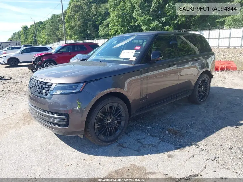 2024 Land Rover Range Rover P400 Se VIN: SALKP9FU1RA094344 Lot: 45365274