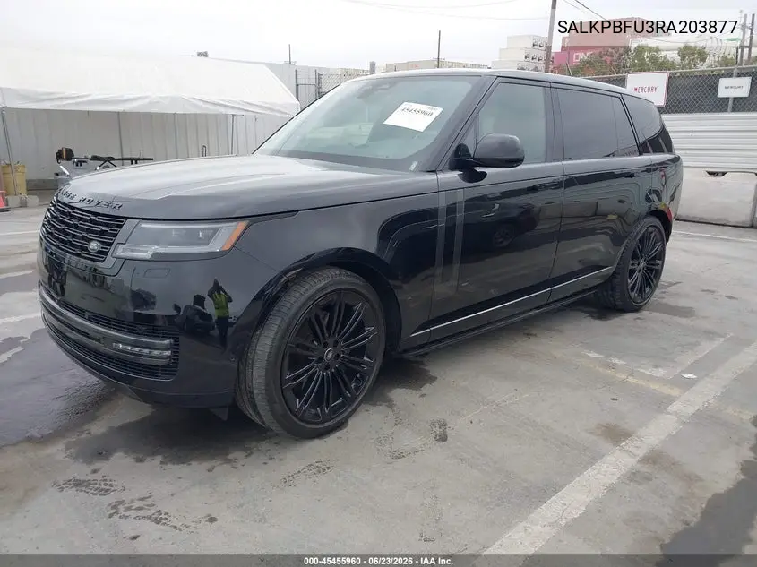 2024 Land Rover Range Rover P400 Se VIN: SALKPBFU3RA203877 Lot: 45455960