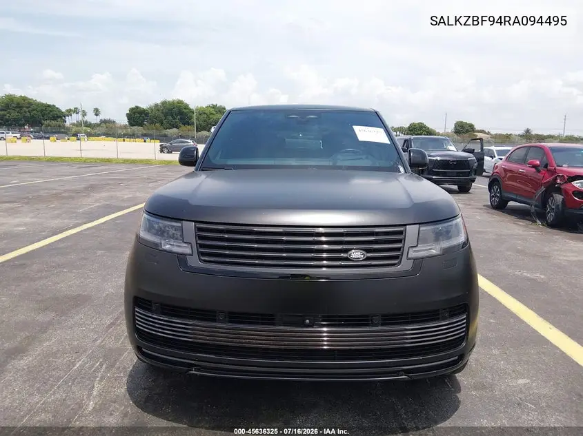 2024 Land Rover Range Rover P615 Sv VIN: SALKZBF94RA094495 Lot: 45636325