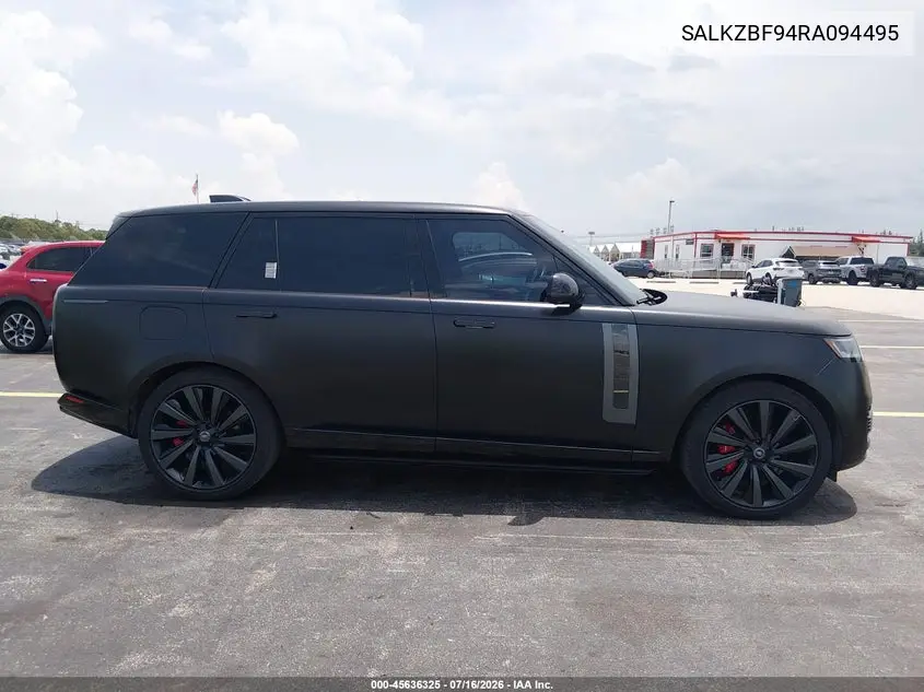 2024 Land Rover Range Rover P615 Sv VIN: SALKZBF94RA094495 Lot: 45636325