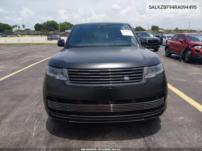2024 Land Rover Range Rover P615 Sv VIN: SALKZBF94RA094495 Lot: 45636325