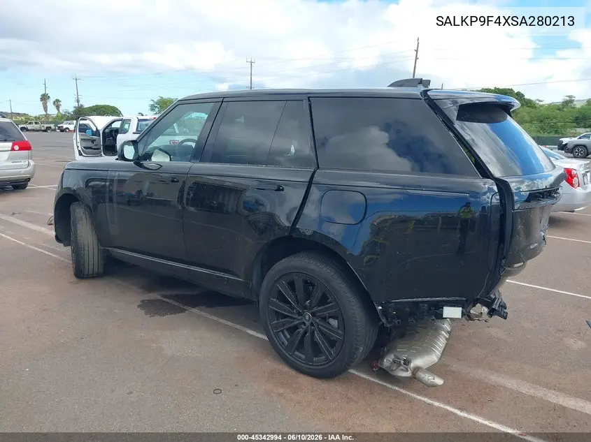 2025 Land Rover Range Rover P550E Se VIN: SALKP9F4XSA280213 Lot: 45342994