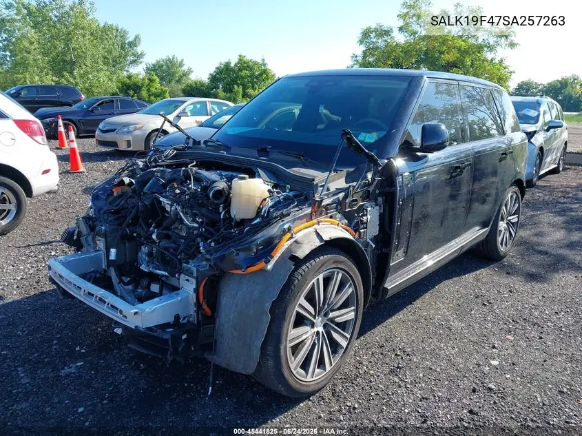 2025 Land Rover Range Rover P550E Autobiography VIN: SALK19F47SA257263 Lot: 45441825