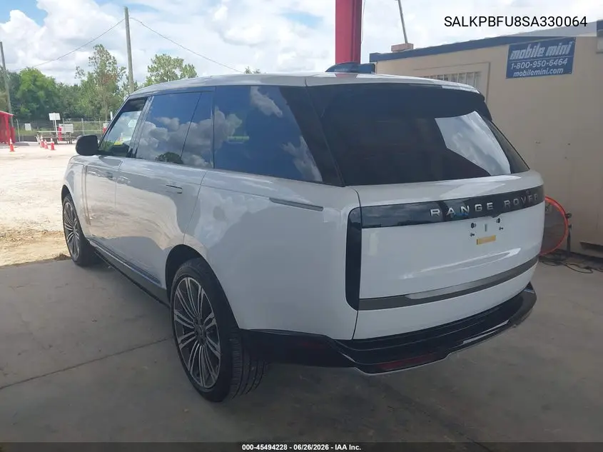 2025 Land Rover Range Rover P400 Se 7 Seat VIN: SALKPBFU8SA330064 Lot: 45494228