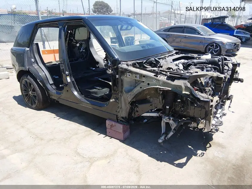 2025 Land Rover Range Rover P400 Se VIN: SALKP9FUXSA314098 Lot: 45597275