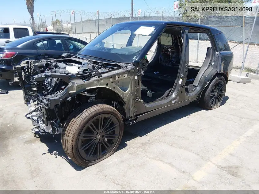 2025 Land Rover Range Rover P400 Se VIN: SALKP9FUXSA314098 Lot: 45597275