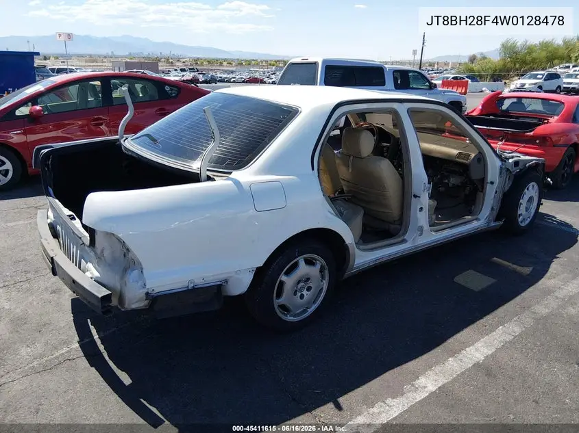 1998 Lexus Ls 400 VIN: JT8BH28F4W0128478 Lot: 45411615