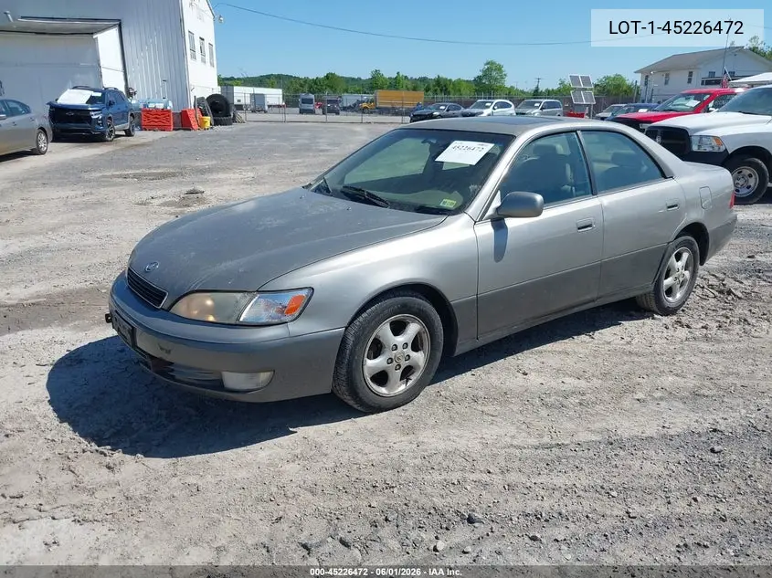 1999 Lexus Es 300 VIN: JT8BF28G5X0231831 Lot: 45226472
