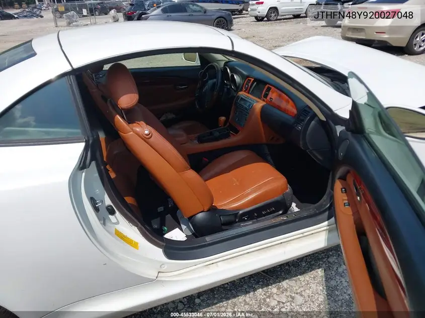 2002 Lexus Sc 430 VIN: JTHFN48Y920027048 Lot: 45533046