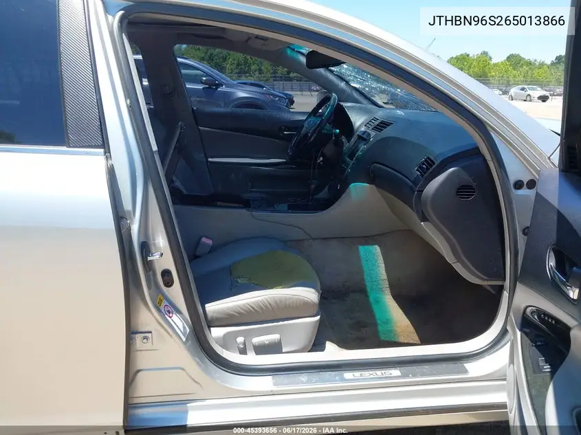 2006 Lexus Gs 430 VIN: JTHBN96S265013866 Lot: 45393656