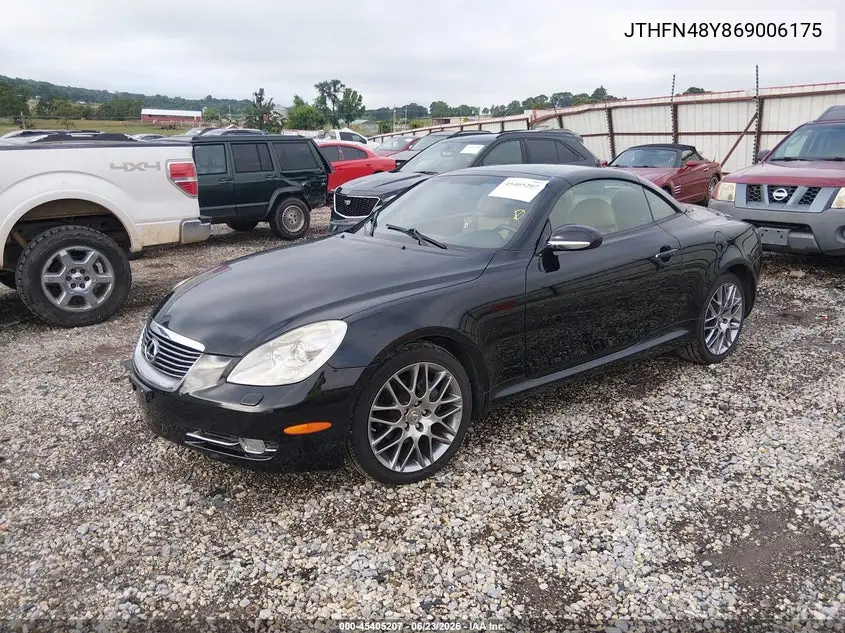 2006 Lexus Sc 430 VIN: JTHFN48Y869006175 Lot: 45405207