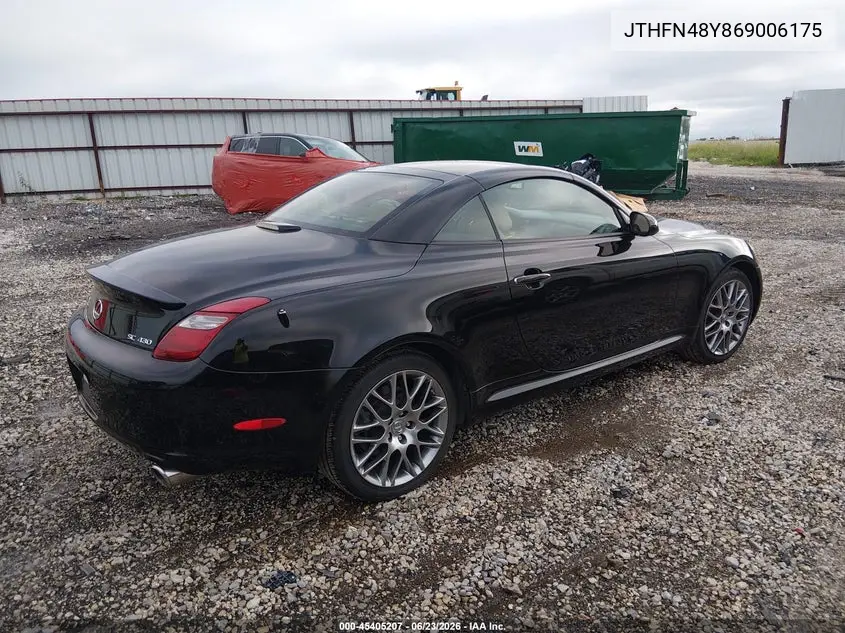 2006 Lexus Sc 430 VIN: JTHFN48Y869006175 Lot: 45405207