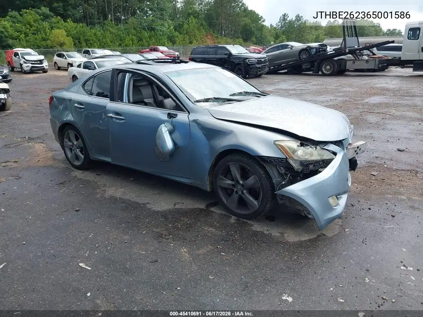 2006 Lexus Is 350 VIN: JTHBE262365001586 Lot: 45410691