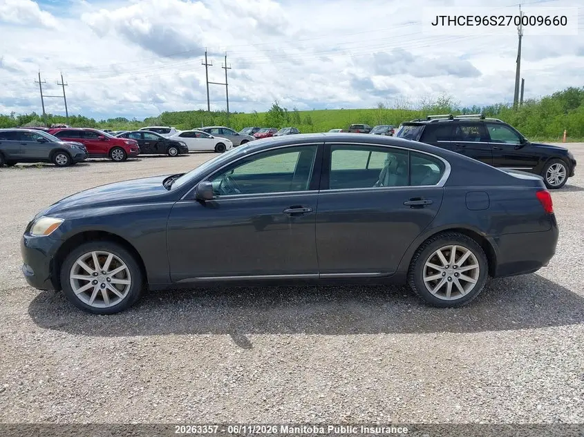 2007 Lexus Gs 350 VIN: JTHCE96S270009660 Lot: 20263357