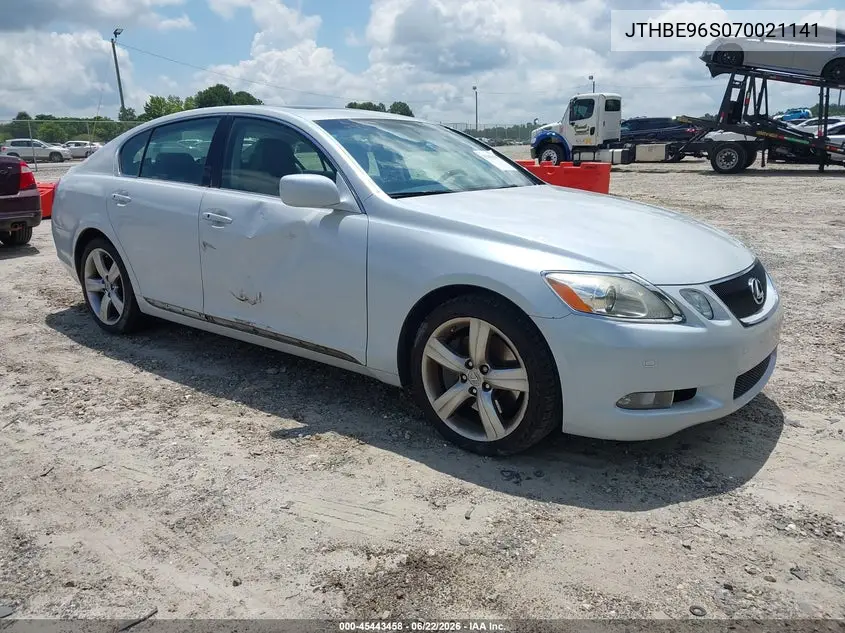 2007 Lexus Gs 350 VIN: JTHBE96S070021141 Lot: 45443458
