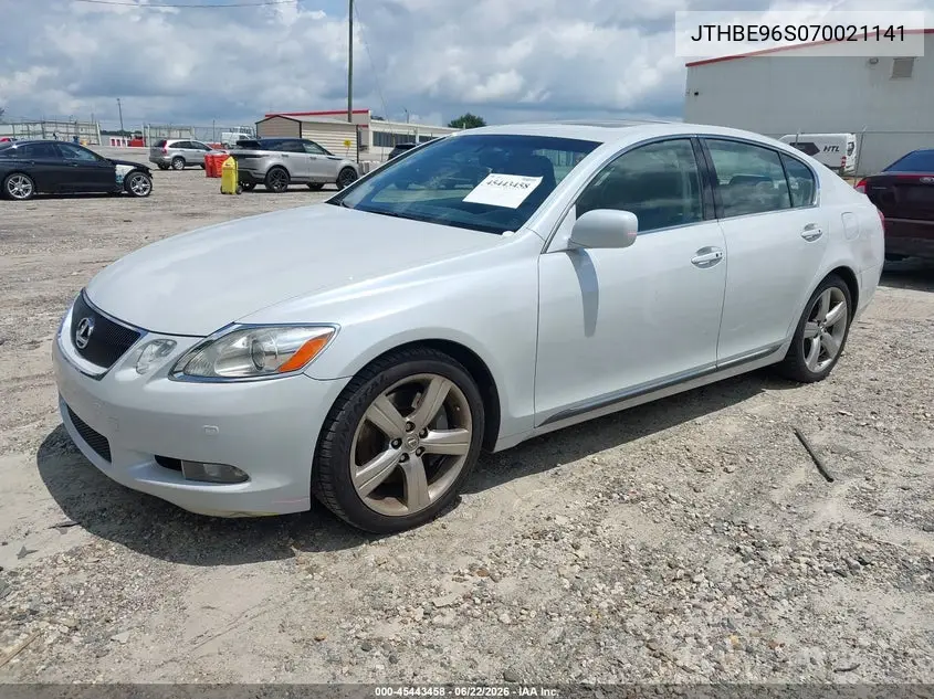 2007 Lexus Gs 350 VIN: JTHBE96S070021141 Lot: 45443458