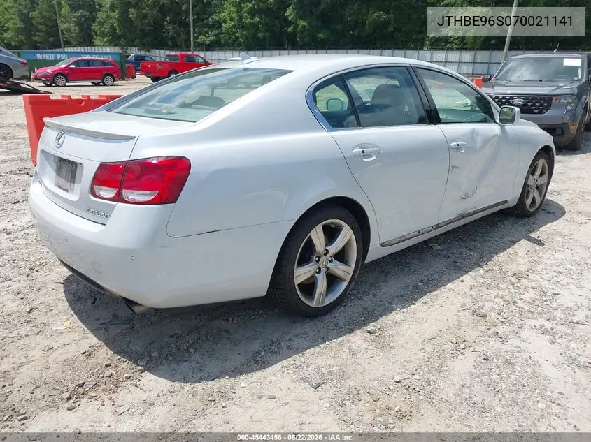 2007 Lexus Gs 350 VIN: JTHBE96S070021141 Lot: 45443458