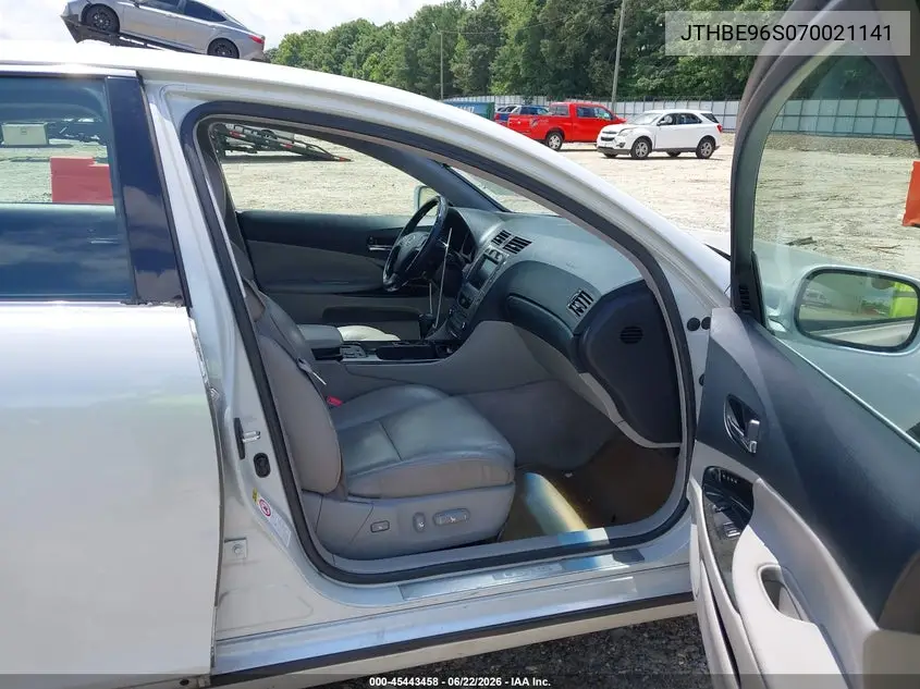 2007 Lexus Gs 350 VIN: JTHBE96S070021141 Lot: 45443458